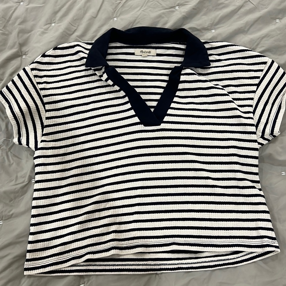 Madewell cropped polo